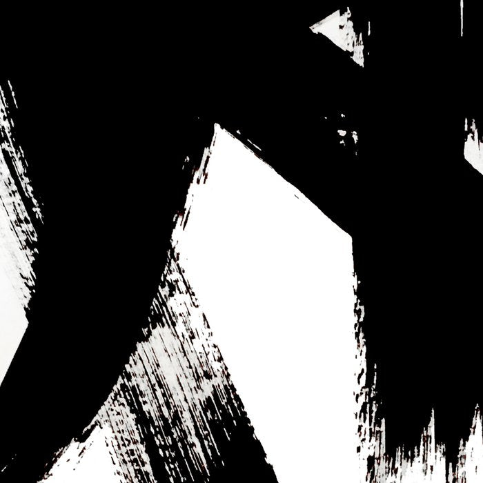 Brushstroke 2 - simple black and white Coffee Mug Gallery Image 2