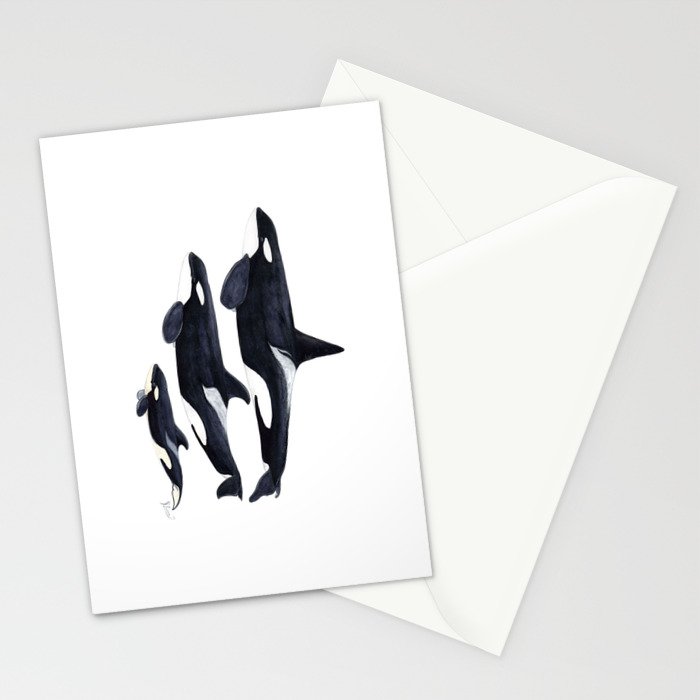 Orca (Orcinus orca) Stationery Card Gallery Image 2