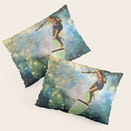 Cosmic Surfer Pillow Sham Gallery Image 3