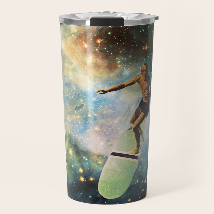 Cosmic Surfer Travel Mug Gallery Image 1