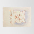 'I Am Happy Because Every One Loves Me' Louis Wain Cat Rug Gallery Image 2