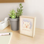 'I Am Happy Because Every One Loves Me' Louis Wain Cat Mini Art Print Gallery Image 2