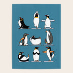 Penguin Yoga Poster Gallery Image 4