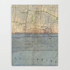 Vintage Utah Beach D-Day Invasion Map (1944) Notebook Gallery Image 4