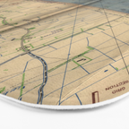 Vintage Utah Beach D-Day Invasion Map (1944) Bath Mat Gallery Image 3
