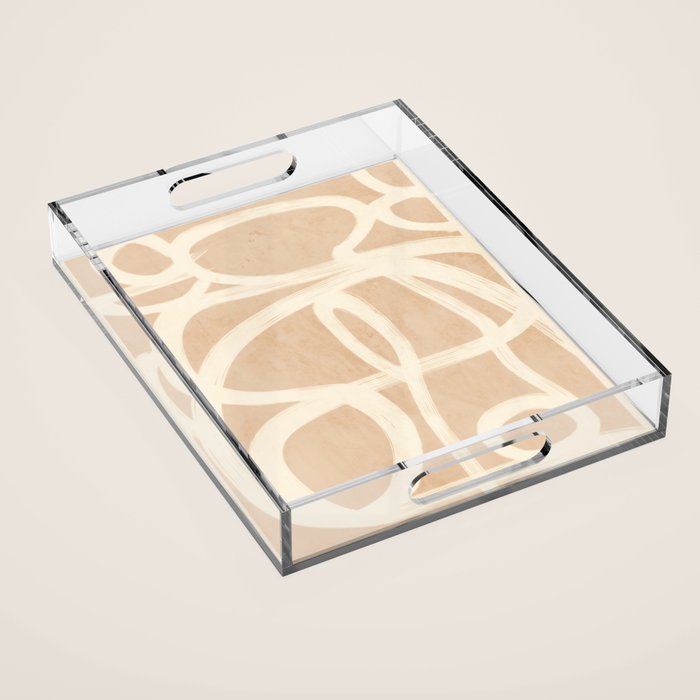 Abstract Lines 28 Acrylic Tray Gallery Image 1
