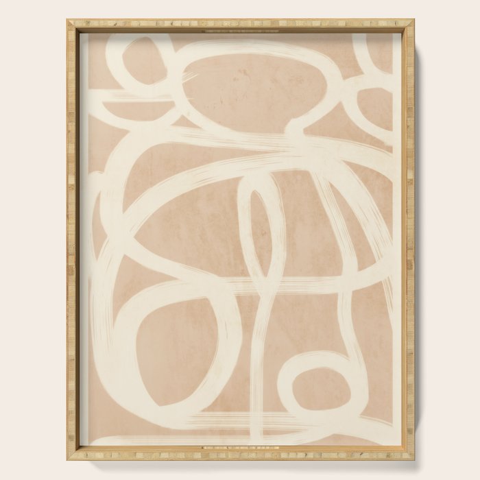 Abstract Lines 28 Serving Tray Gallery Image 1