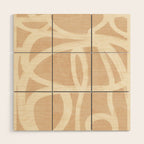 Abstract Lines 28 Wood Wall Art Gallery Image 1