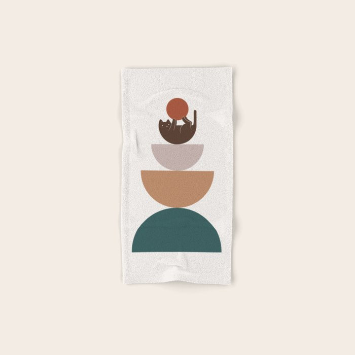 Cat Landscape 82 Bath Towel Gallery Image 1