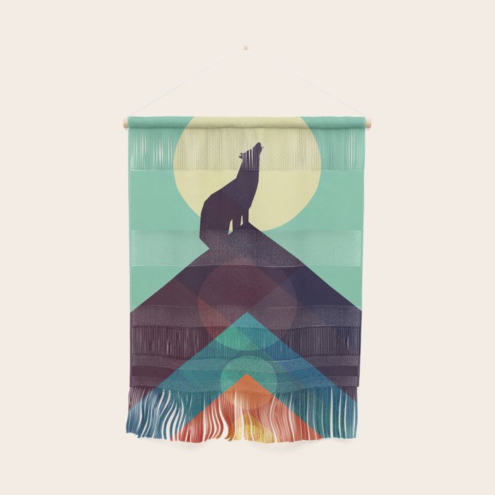 Howling Wild Wolf Wall Hanging Gallery Image 1