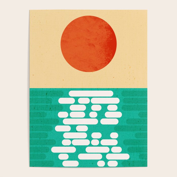 Sun over the sea Poster Gallery Image 4