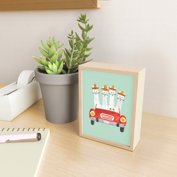 The four amigos Mini Art Print Gallery Image 2