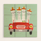 The four amigos Wood Wall Art Gallery Image 1