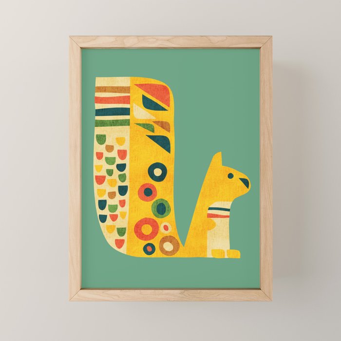 Century Squirrel Mini Art Print Gallery Image 1