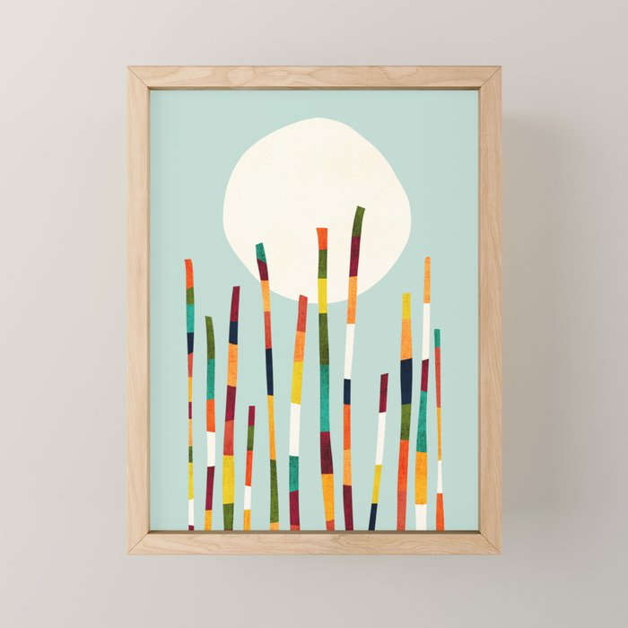 Bamboo Forest Mini Art Print Gallery Image 1