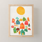 Looking at the same sun Mini Art Print Gallery Image 1