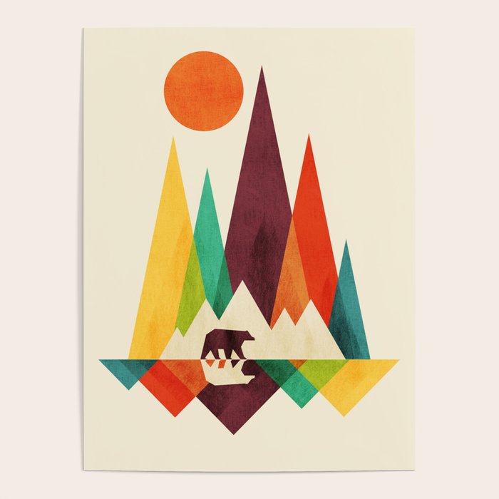 Bear In Whimsical Wild Poster Gallery Image 4