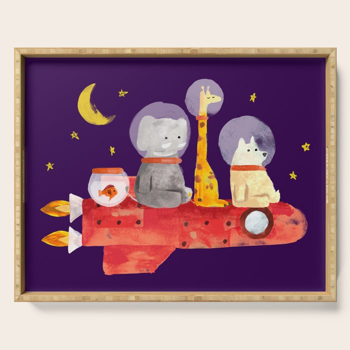 Let's All Go To Mars Serving Tray Gallery Image 1