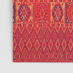 Orange Traditional Moroccan Berber Rug Design B30 Poster Gallery Image 3