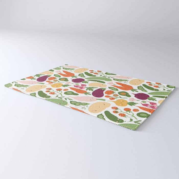 Cute vegetables Rug Gallery Image 3