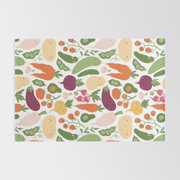 Cute vegetables Rug Gallery Image 2
