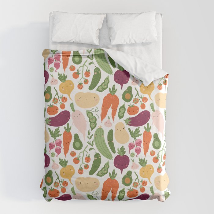 Cute vegetables Duvet Cover Gallery Image 6
