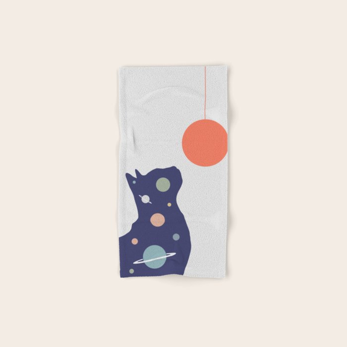 Cat Landscape 49 Bath Towel Gallery Image 1