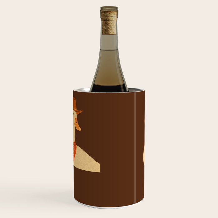 Bo The Cowboy Duck Wine Chiller Gallery Image 2