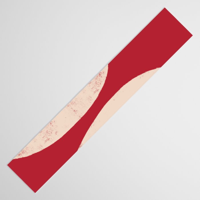 Half-Circle Shapes on Red Table Runner Gallery Image 3