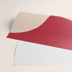 Half-Circle Shapes on Red Wrapping Paper Gallery Image 2