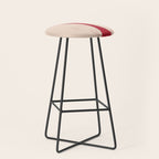 Half-Circle Shapes on Red Stool Gallery Image 1