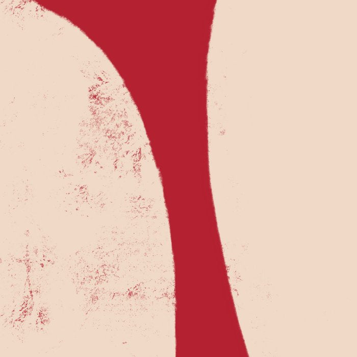 Half-Circle Shapes on Red Coffee Mug Gallery Image 2