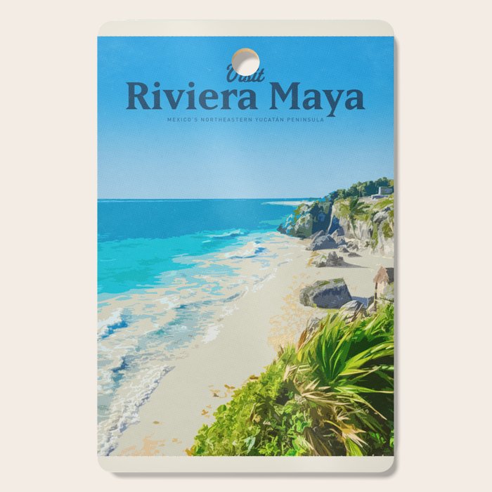Visit Riviera Maya Cutting Board Gallery Image 1