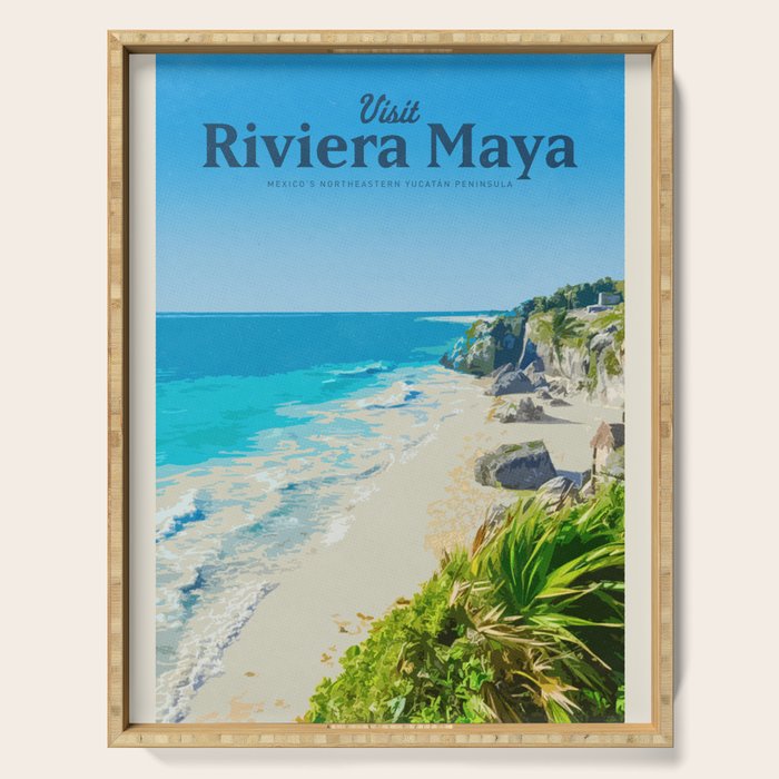 Visit Riviera Maya Serving Tray Gallery Image 1