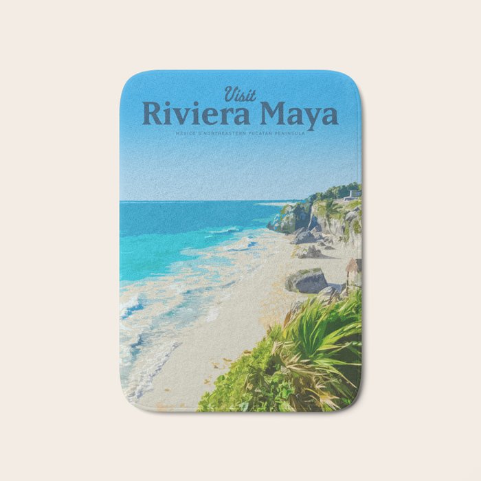 Visit Riviera Maya Bath Mat Gallery Image 1