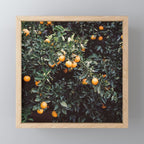 Oranges I | Moody colorful travel photography | Square  Mini Art Print Gallery Image 1