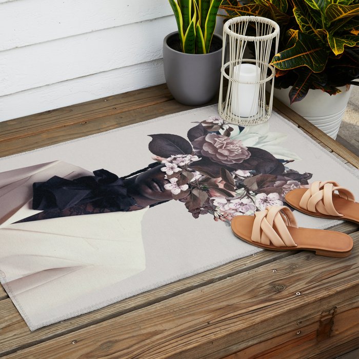 All the Winters I bloomed Outdoor Rug Gallery Image 2