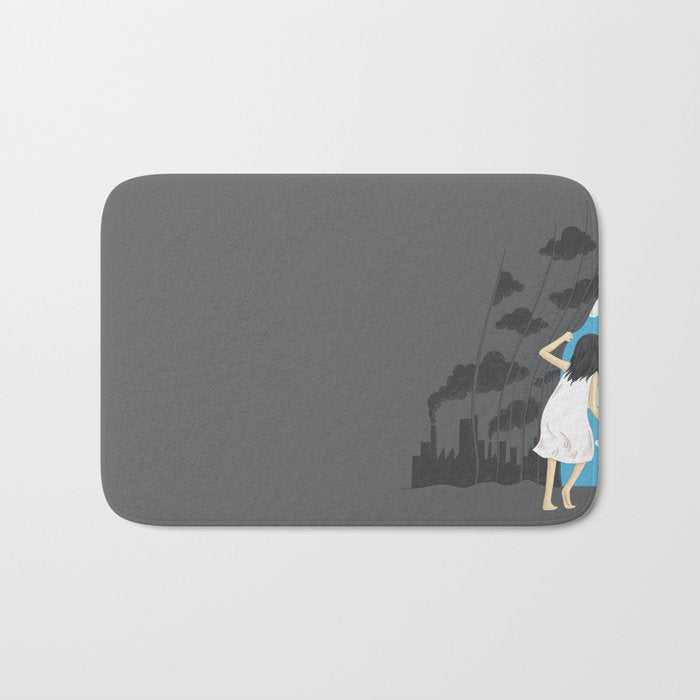 Hey Mr. Blue Sky Bath Mat Gallery Image 1