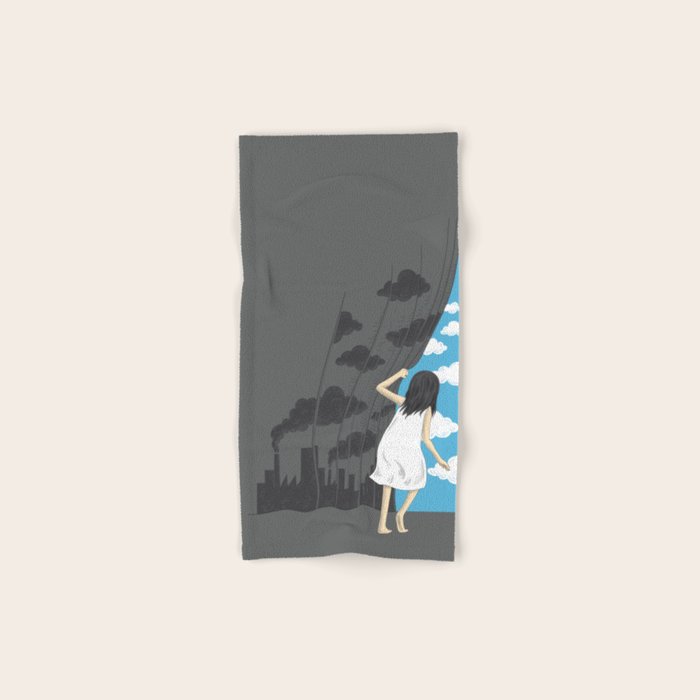 Hey Mr. Blue Sky Bath Towel Gallery Image 1