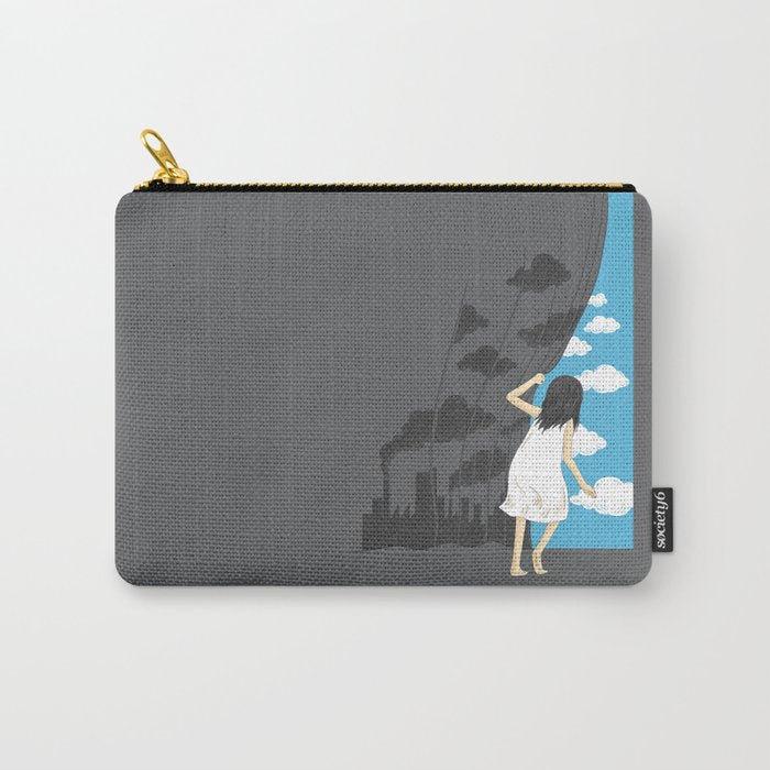 Hey Mr. Blue Sky Carry All Pouch Gallery Image 1