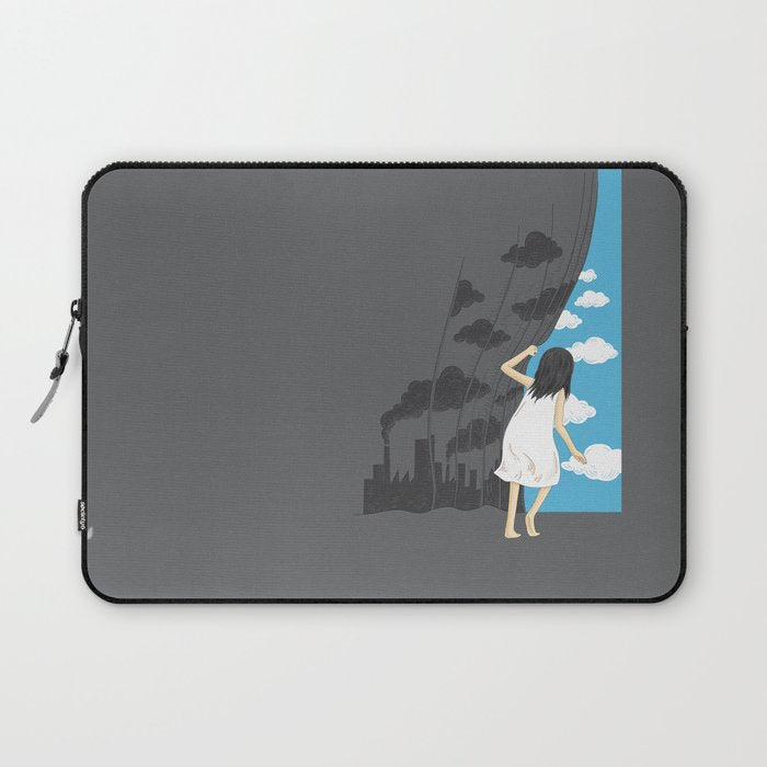 Hey Mr. Blue Sky Laptop Sleeve Gallery Image 1
