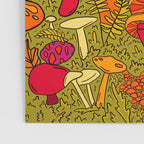 Mushrooms in the Forest Poster Gallery Image 3