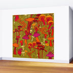 Mushrooms in the Forest Wall Mural Gallery Image 2