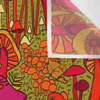 Mushrooms in the Forest Wall Tapestry Gallery Image 3