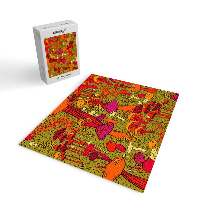 Mushrooms in the Forest Jigsaw Puzzle Gallery Image 2