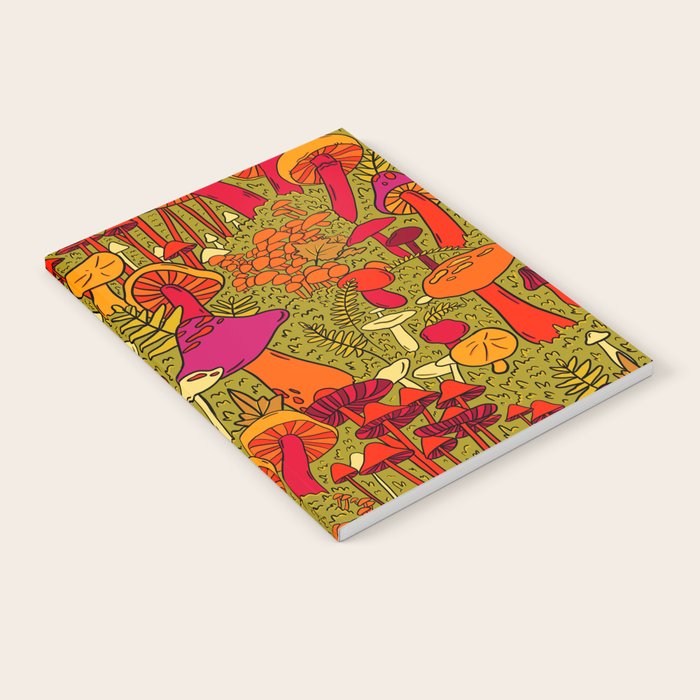 Mushrooms in the Forest Notebook Gallery Image 1