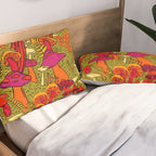 Mushrooms in the Forest Pillow Sham Gallery Image 2