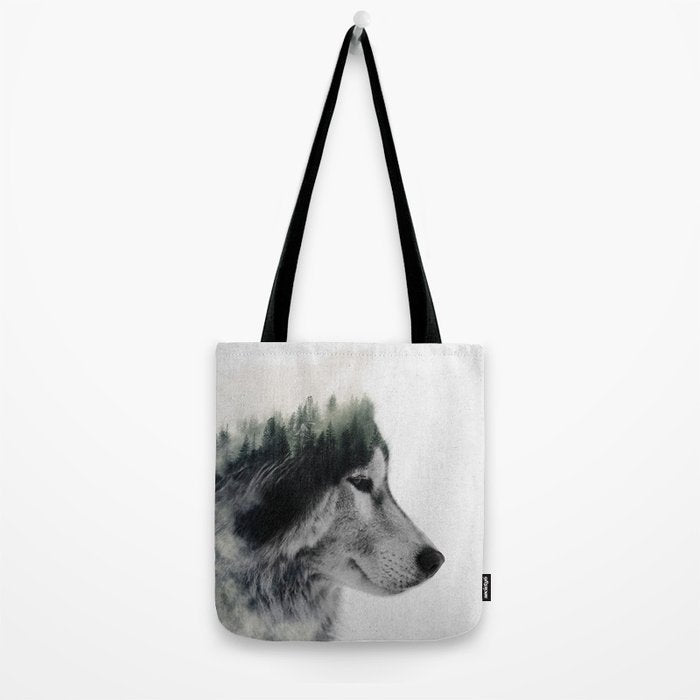 Wolf Stare Tote Bag Gallery Image 2