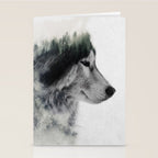 Wolf Stare Stationery Card Gallery Image 2