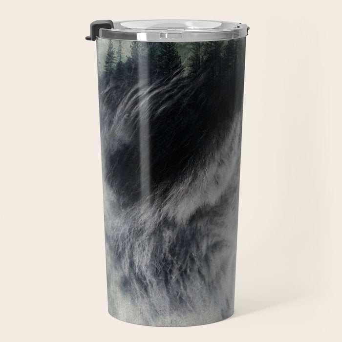 Wolf Stare Travel Mug Gallery Image 3